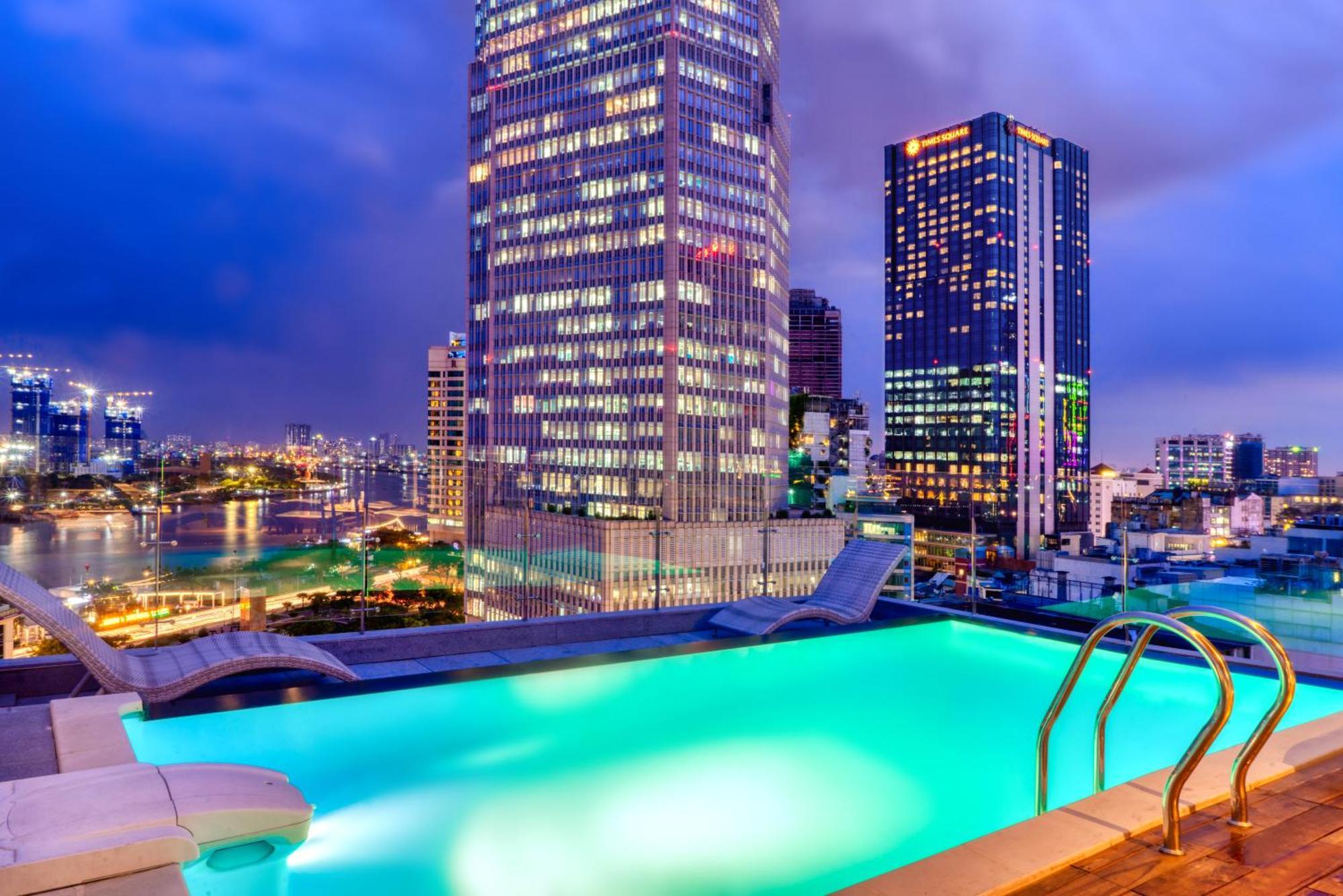 Sky Gem Central Hotel Хошимин Экстерьер фото
